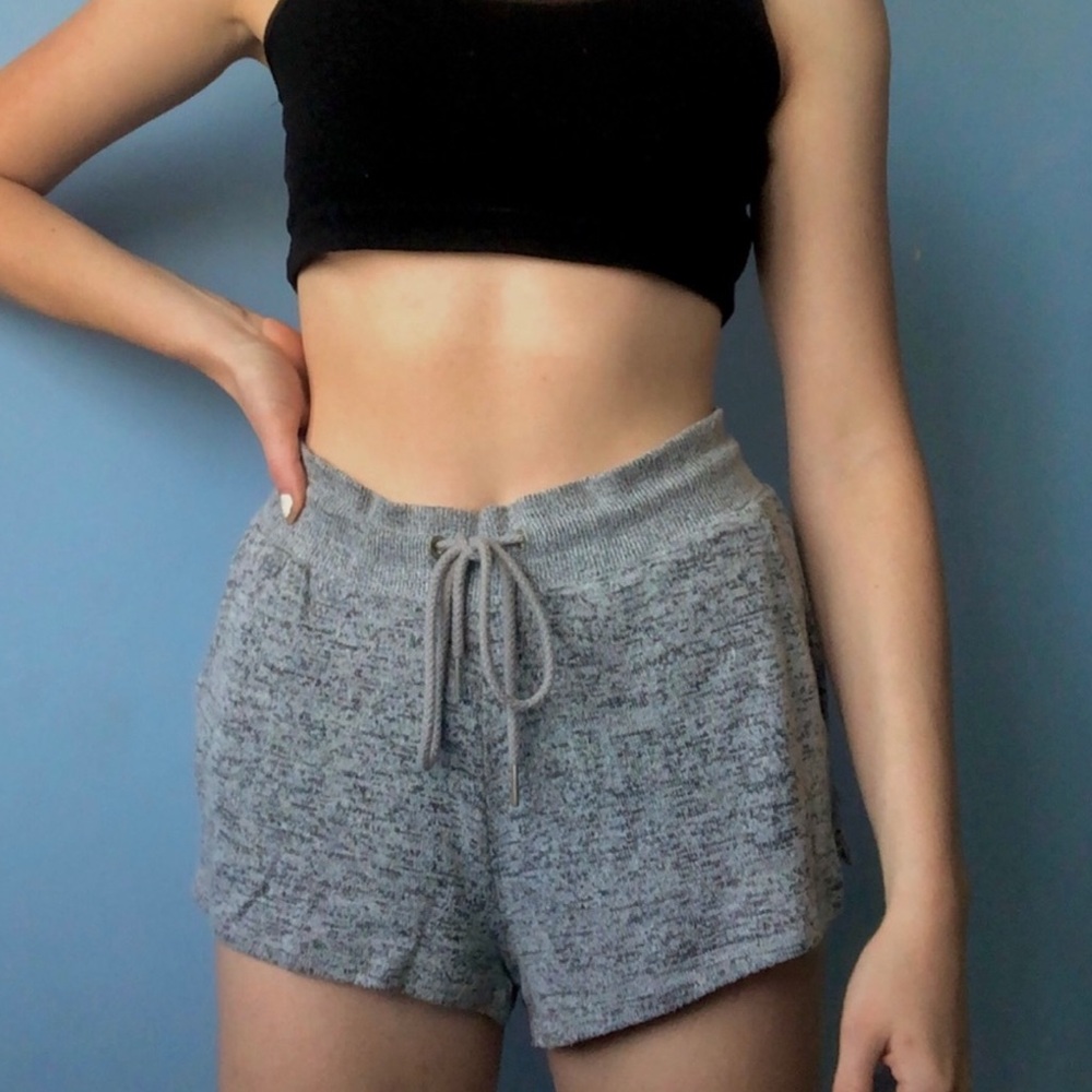 🔥 3/$20 Garage oh so soft lounge shorts - heathered grey - XS